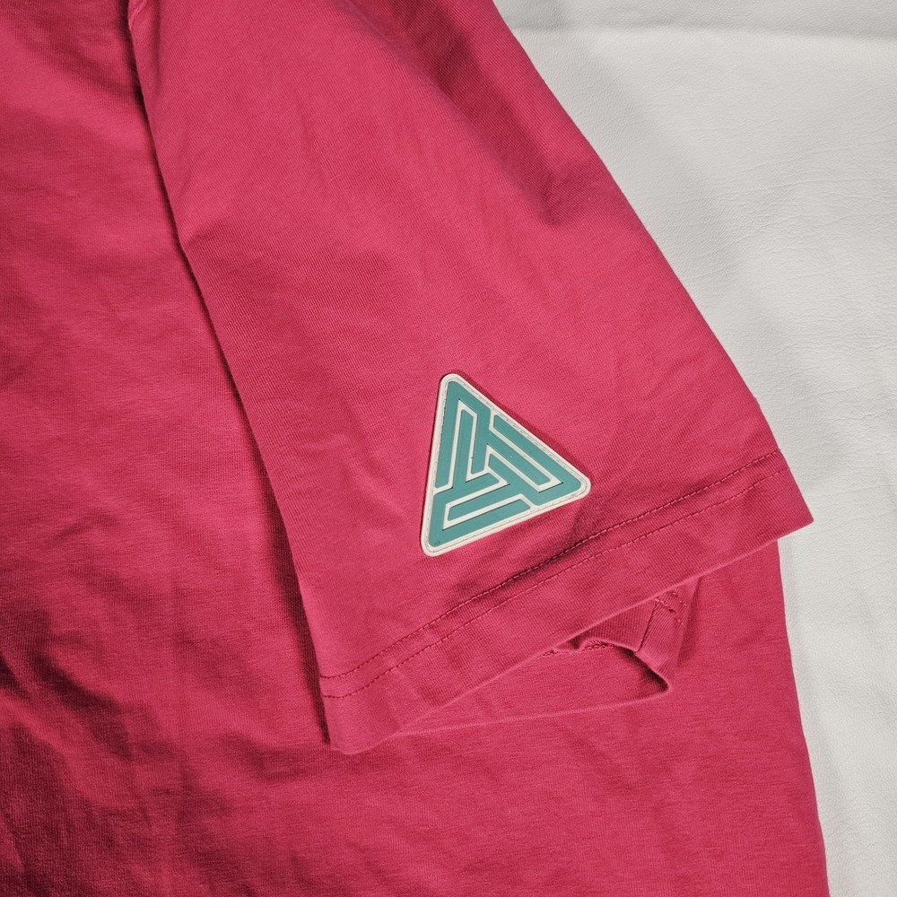 Black Pyramid Pink Graphic T Shirt Mens Large QR Code Streetwear Tee Chris Brown - Picture 6 of 8